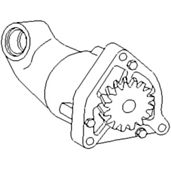 Aftermarket New Oil Pump Fits Ford LB110 LB115 LB90 555E 575E 655 675E + 81868537 - main